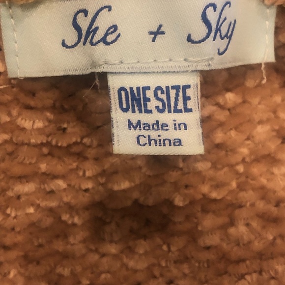 She + Sky Tan Cardigan - Picture 2 of 4